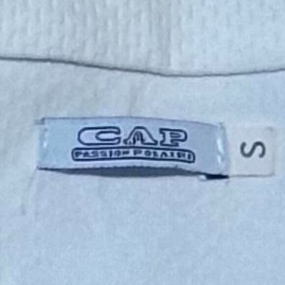 Vintage Cap Activewear Zip-Up Top | Size S | Chic Athleisure Essential - Picture 6 of 6